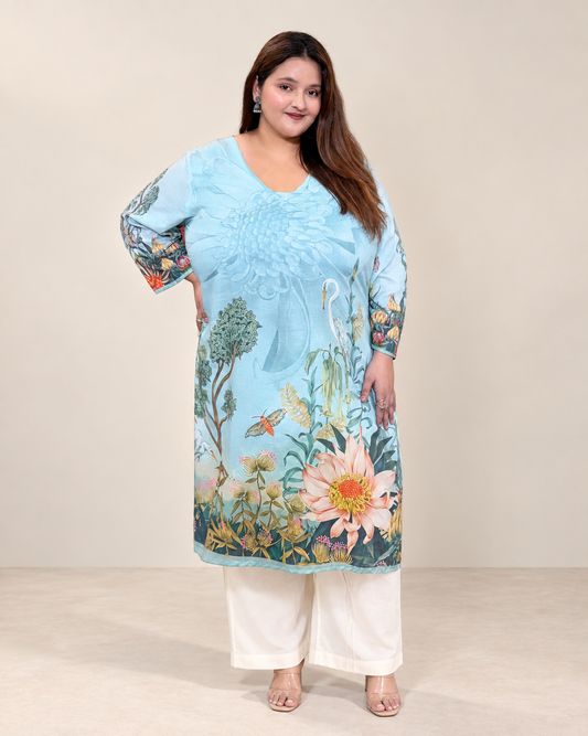 Aqua Plus Size Kurta
