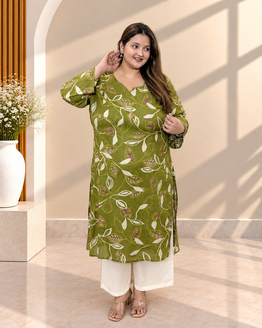 Patrika Leaf Kurti