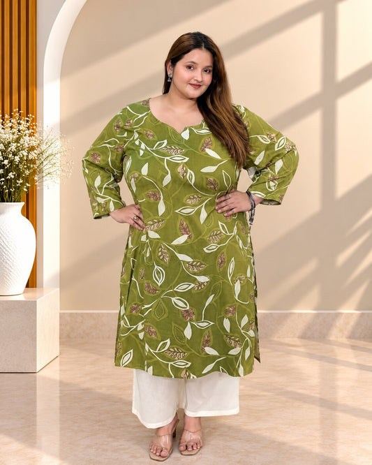 Patrika Leaf Kurti