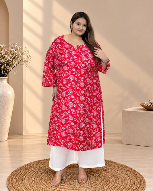 Gulmohar Vine Kurti