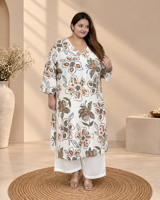 Champakali Floral Kurti